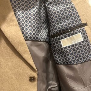Michael Kors tan suite jacket 40R